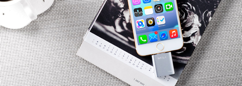 iPhone內(nèi)存不足？ MiLi iData蘋果手機智能U盤