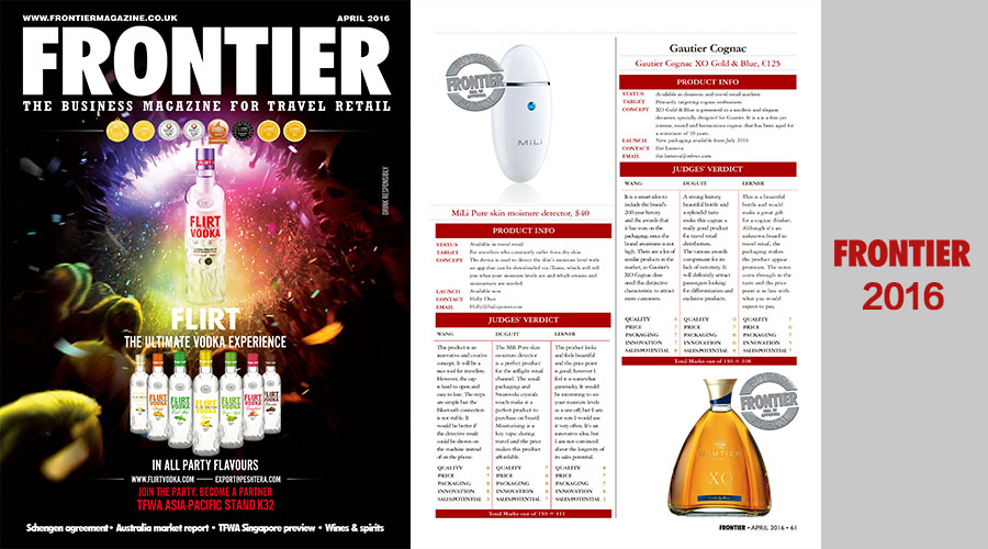 MiLi Pure肌膚水分檢測儀與國際奢侈品牌人頭馬XO同時被推介