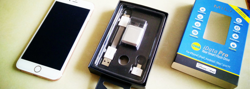 MiLi iData Pro智能U盤，讓我本已給妻子的iPhone 6S Plus重新奪了回來